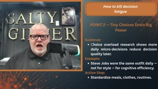 How to Kill Decision Fatigue