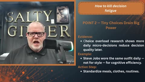 How to Kill Decision Fatigue