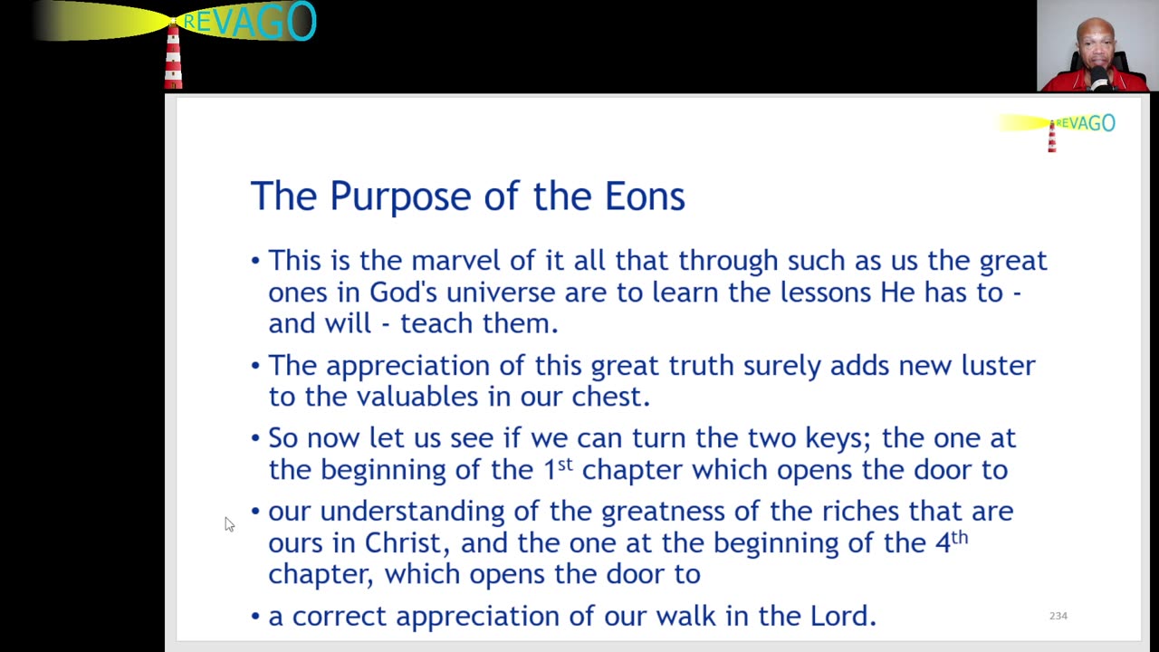 RE 408 The Purpose Of The Eons: A Loaded Expression!