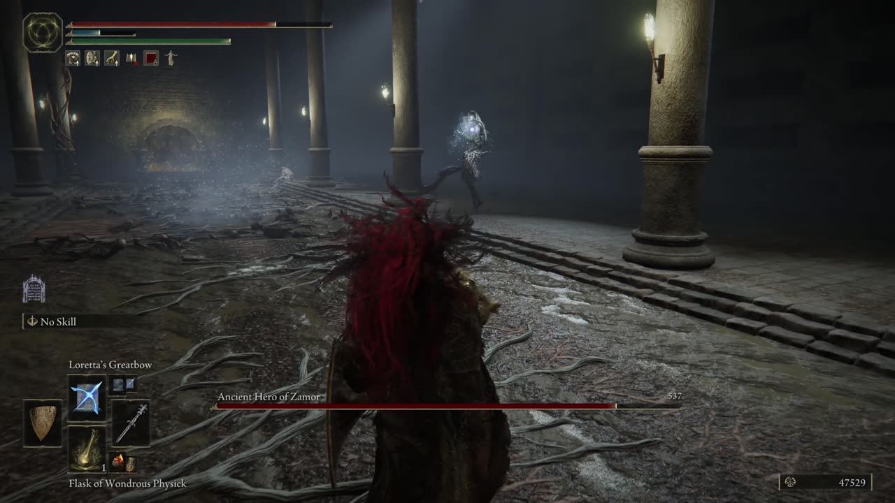 Elden Ring PC | Ancient Hero of Zamor of Sainted Hero's Grave boss fight solo on NG