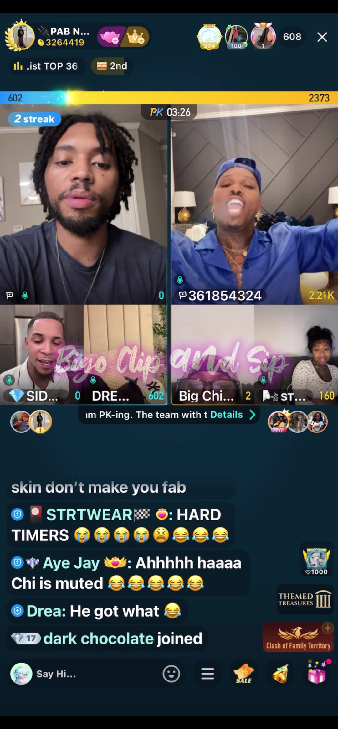 Team PK Supa vs Sid exposing info-Chi Pablo DreBaby Storm 8/29/25 #bigoclipandsip