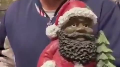 In UK, Santa Claus is black.