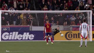 Major League Soccer - Penalty save from Rafael Cabral to keep this game level!