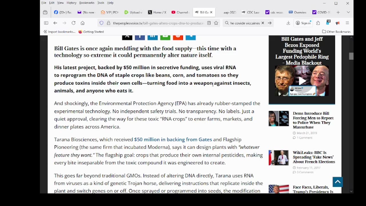 Bill Gates Alters Crops’ DNA To Produce Toxins Inside Cells,