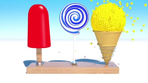 NEW Learning Colors with 3D Lollipops for Kids and Children