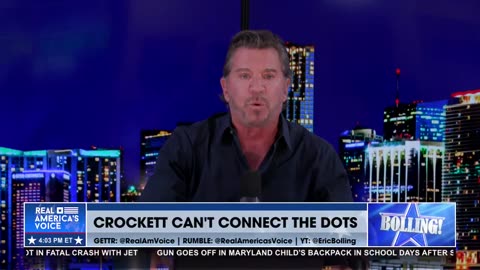 JASMINE CROCKETT CAN’T CONNECT THE DOTS!