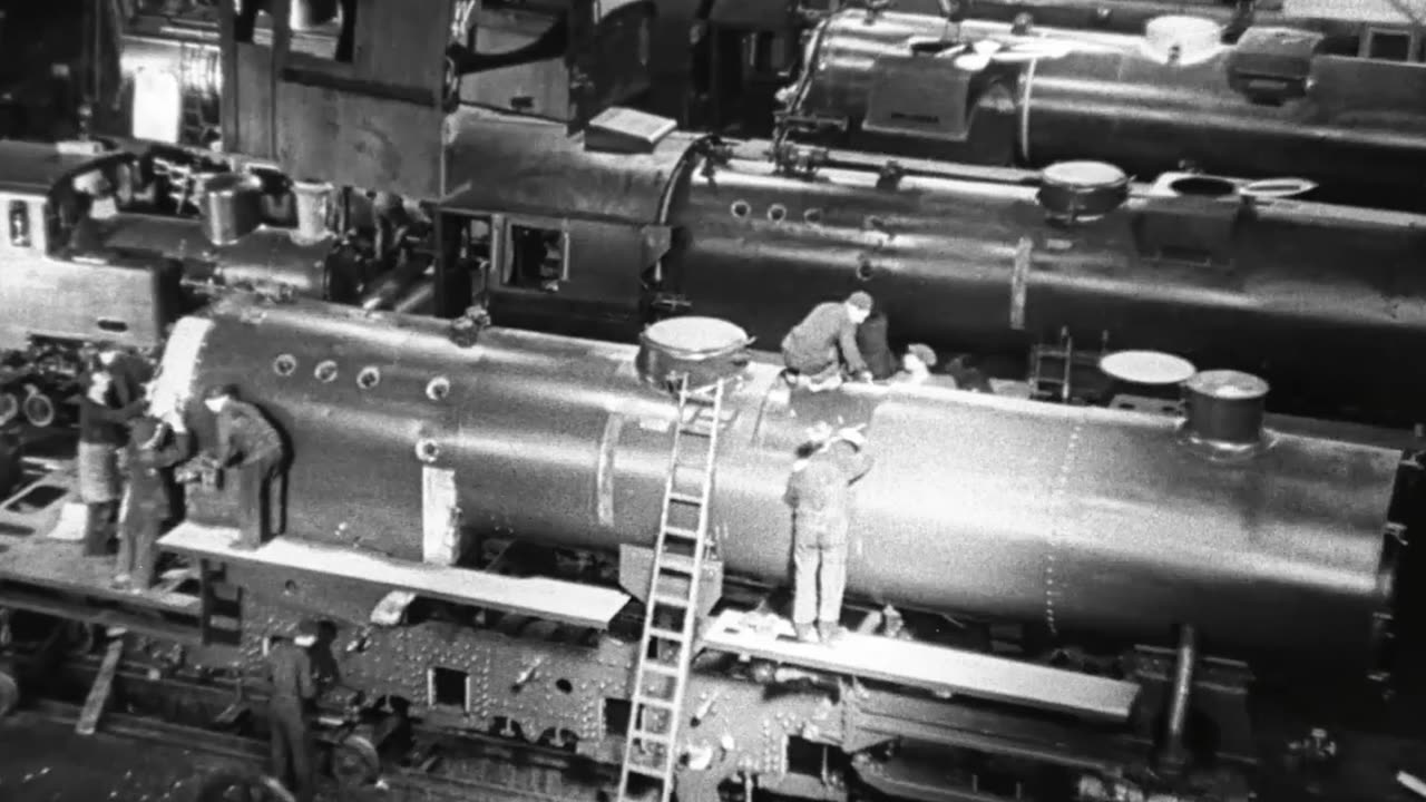 German manufacture of steam locomotives circa 1942