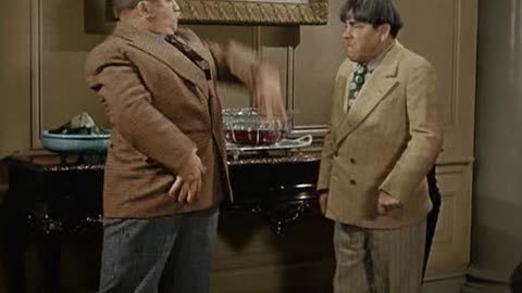 E50. No Census, No Feeling - In Color - Curly Howard Era - 1940