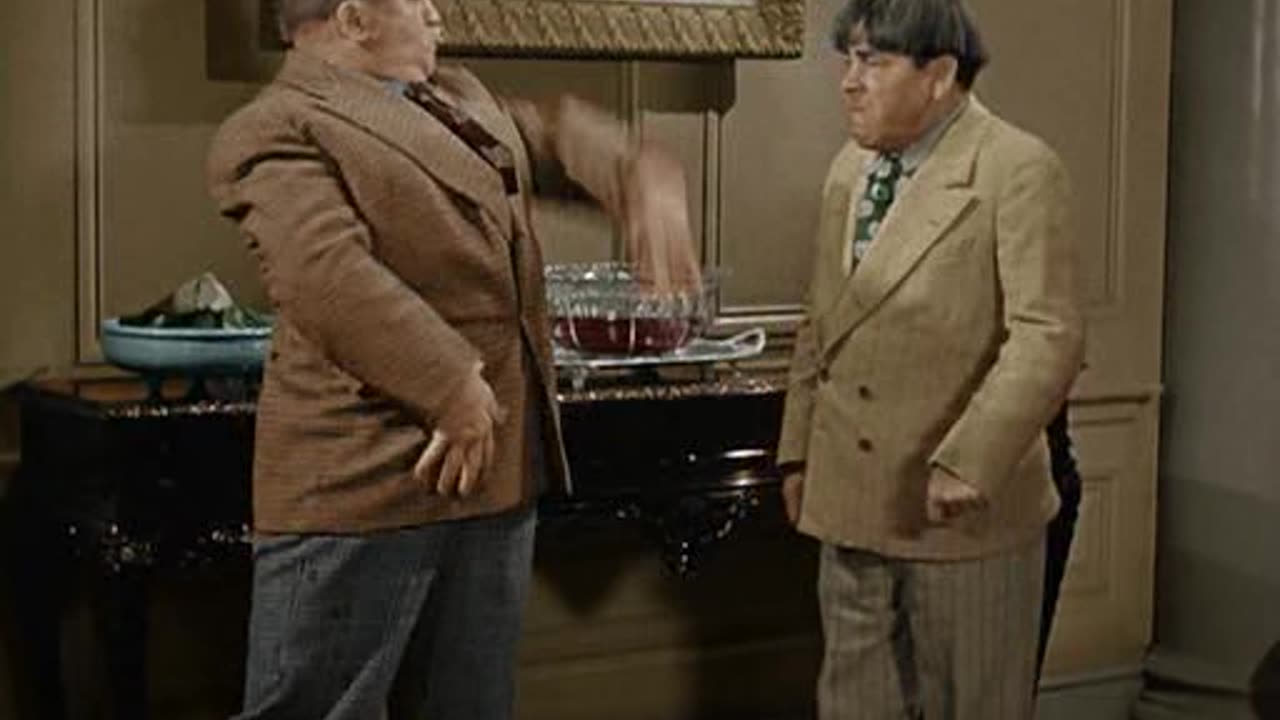E50. No Census, No Feeling - In Color - Curly Howard Era - 1940
