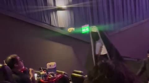 Masked Nun Walks Into Movie Theater