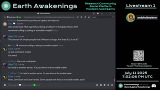 Earth Awakenings - Livestream 1 - #3285 - Live on Rumble/Youtube/X-Twitter/Twitch