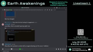 Earth Awakenings - Livestream 1 - #3302 - Live on Rumble/Youtube/X-Twitter/Twitch