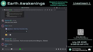 Earth Awakenings - Livestream 1 - #3318 - Live on Rumble/Youtube/X-Twitter/Twitch