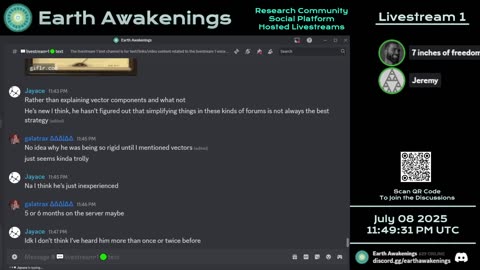 Earth Awakenings - Livestream 1 - #3281 - Live on Rumble/Youtube/X-Twitter/Twitch