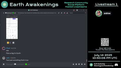 Earth Awakenings - Livestream 1 - #3289 - Live on Rumble/Youtube/X-Twitter/Twitch