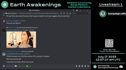 Earth Awakenings - Livestream 1 - #3298 - Live on Rumble/Youtube/X-Twitter/Twitch