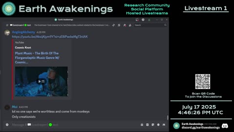 Earth Awakenings - Livestream 1 - #3298 - Live on Rumble/Youtube/X-Twitter/Twitch