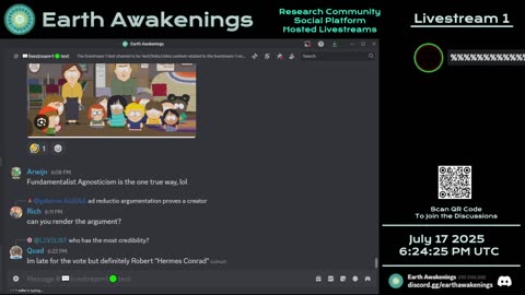 Earth Awakenings - Livestream 1 - #3298 - Live on Rumble/Youtube/X-Twitter/Twitch