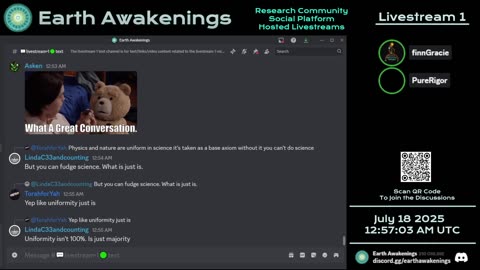 Earth Awakenings - Livestream 1 - #3298 - Live on Rumble/Youtube/X-Twitter/Twitch