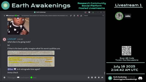 Earth Awakenings - Livestream 1 - #3298 - Live on Rumble/Youtube/X-Twitter/Twitch