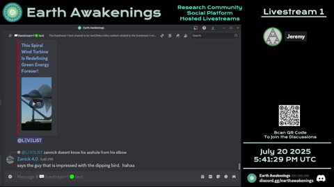Earth Awakenings - Livestream 1 - #3306 - Live on Rumble/Youtube/X-Twitter/Twitch