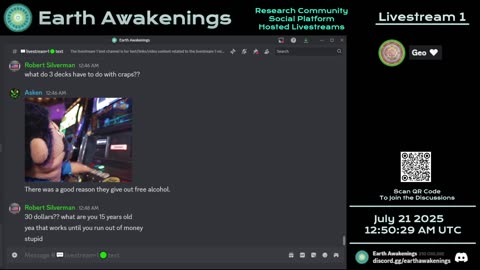 Earth Awakenings - Livestream 1 - #3306 - Live on Rumble/Youtube/X-Twitter/Twitch