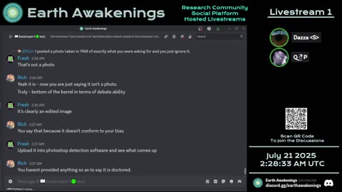 Earth Awakenings - Livestream 1 - #3306 - Live on Rumble/Youtube/X-Twitter/Twitch