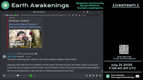Earth Awakenings - Livestream 1 - #3307 - Live on Rumble/Youtube/X-Twitter/Twitch