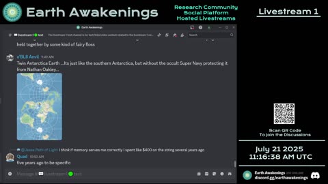Earth Awakenings - Livestream 1 - #3307 - Live on Rumble/Youtube/X-Twitter/Twitch