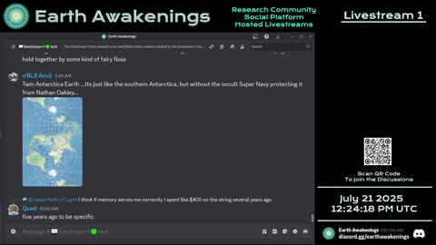 Earth Awakenings - Livestream 1 - #3307 - Live on Rumble/Youtube/X-Twitter/Twitch