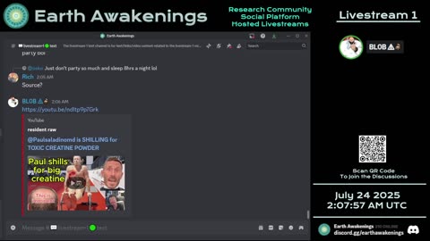 Earth Awakenings - Livestream 1 - #3313 - Live on Rumble/Youtube/X-Twitter/Twitch