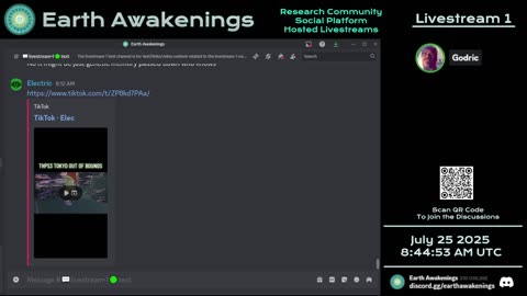 Earth Awakenings - Livestream 1 - #3316 - Live on Rumble/Youtube/X-Twitter/Twitch