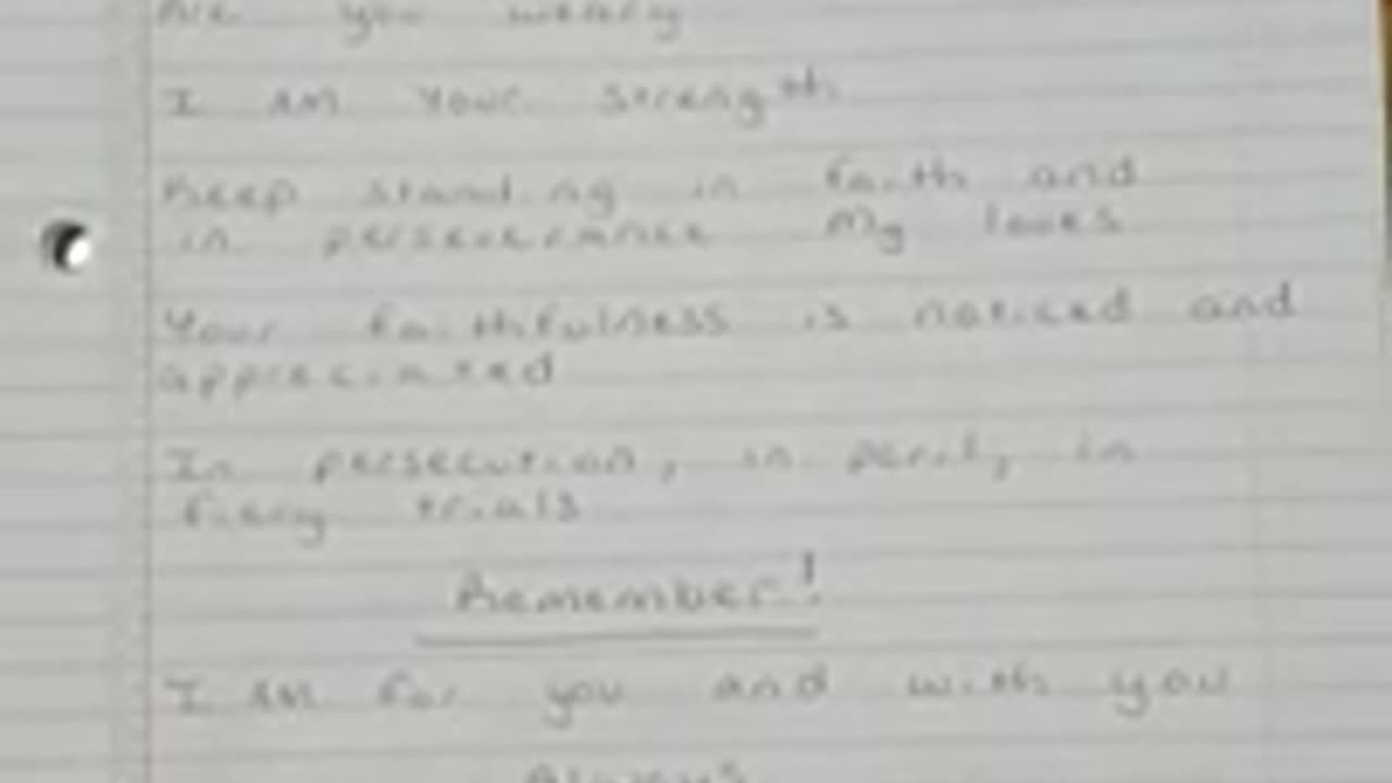 A message from the Bridegroom 6-9-2025