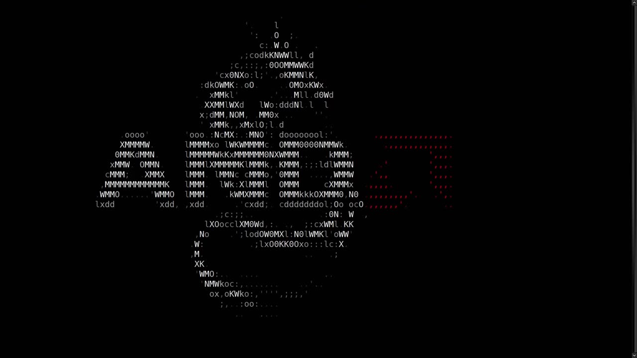 ASCII Art TUX - GNU/Linux Terminal - AMD - Xanadu Egarer midi SC-55