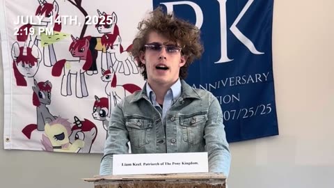 (LOUD) Liam Keel, King of MLP on death of former Hasbro CEO Allan Hassenfeld on July 8th. (07/14/25)