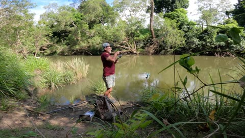 Amazing fishing spots on Upper Albert River Queensland Australia
