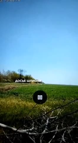 Russian Radar Mast Takes Direct Hit