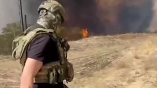 🔥 Another good arson attack on Russian military positions in Kherson region.