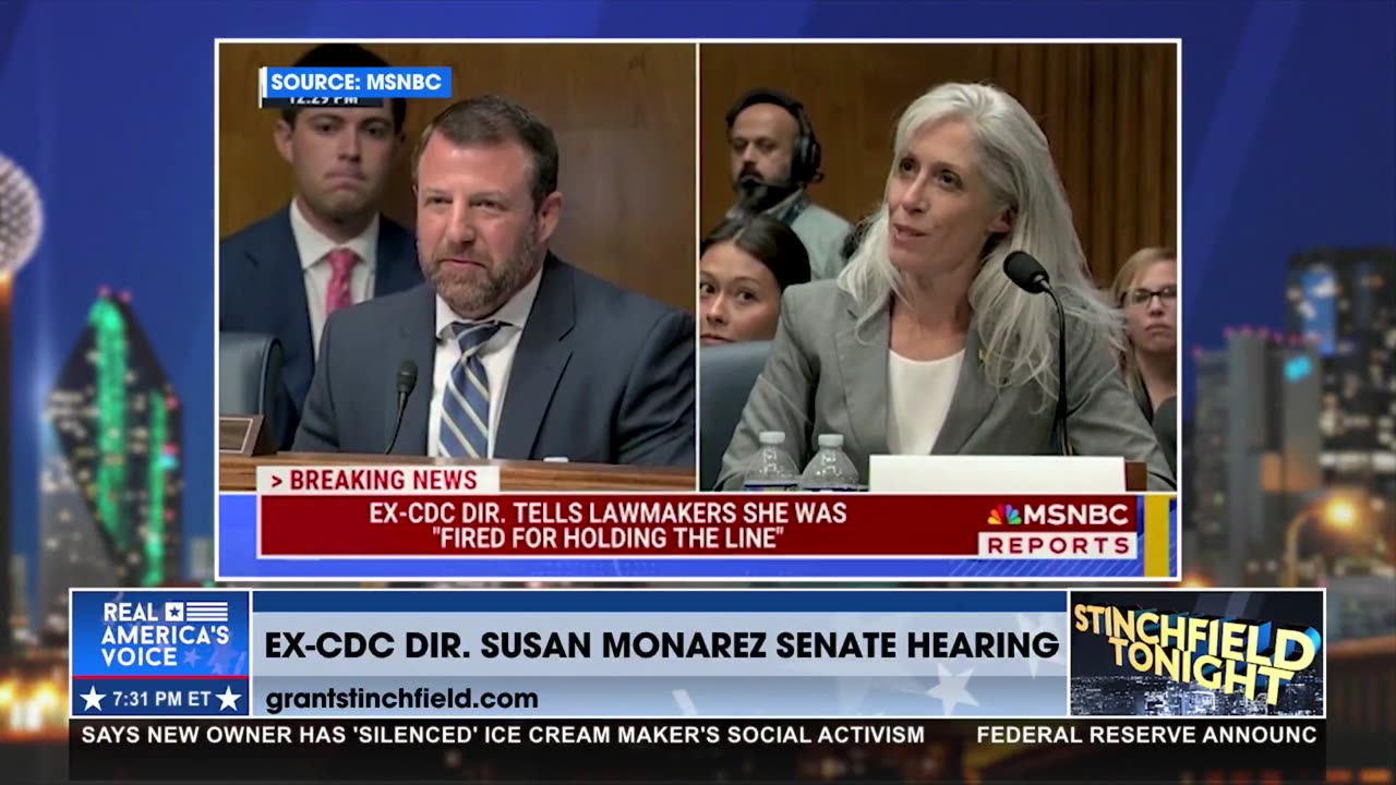 WHY WAS EX CDC DIR. SUSAN MONAREZ FIRED?