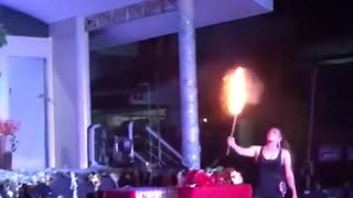 🔥🔥 You Won't Believe This Firedancer's Moves! | FunFM
