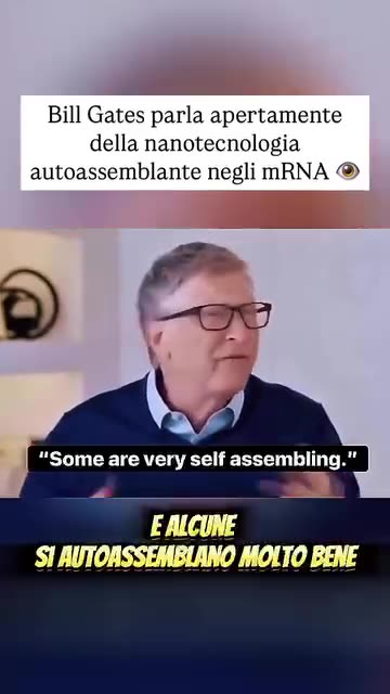 LO STESSO BILL GATES TE LO DICE QUELLO CHE I COVIDIOTI NEGANO, LE MASSE RIFIUTANO LA REALTÀ