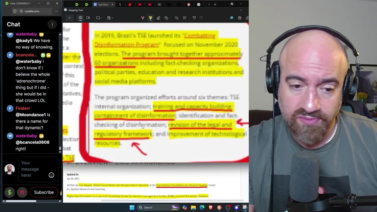 Censorship Industry Annotated #79: Rule Of Law (4-9-25) [Replay]