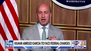Stephen Miller says DOJ indicting Kilmar Abrego Garcia is "HUGE WIN" for Trump admin