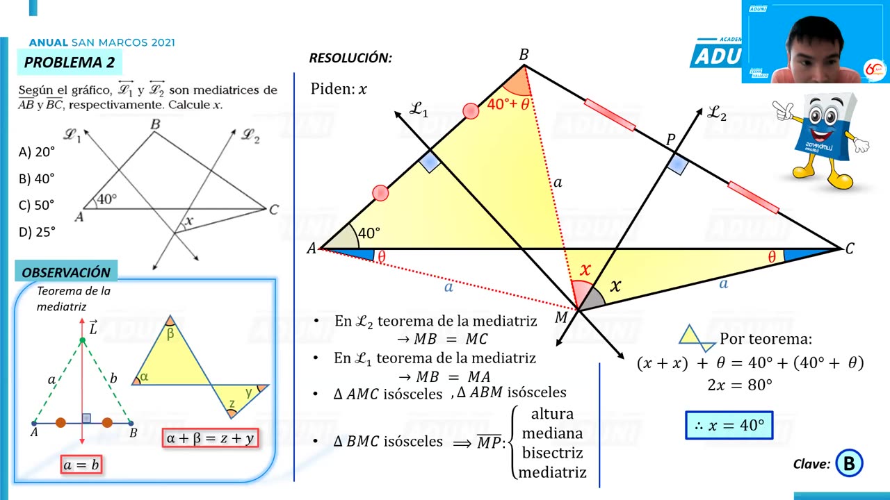 ANUAL ADUNI 2021 | Semana 08 | Geometría