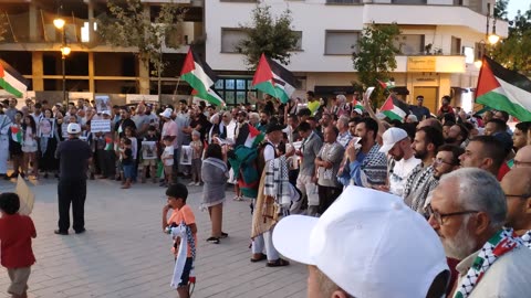 مسيرة احتجاجية منددة بإستمرار العدوان والتجويع والحصار على الشعب الفلسطيني طنجة 27 07 2025 الاواني