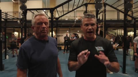 President Trump efforts to make America healthy again 100 push-ups. 50 pull-ups. 10 minutes