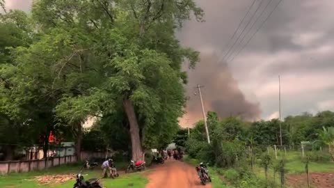 ✈️🔥 Myanmar War | Jet Fighter Crashes in Fierce Battle at Kandaw | RCF