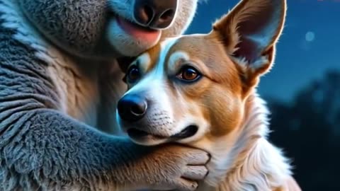 The Dog and the Koala in the Tree 🐶🐨 #dogfails #facts #dogcoach #slowmo #animals #cute #slowmotion