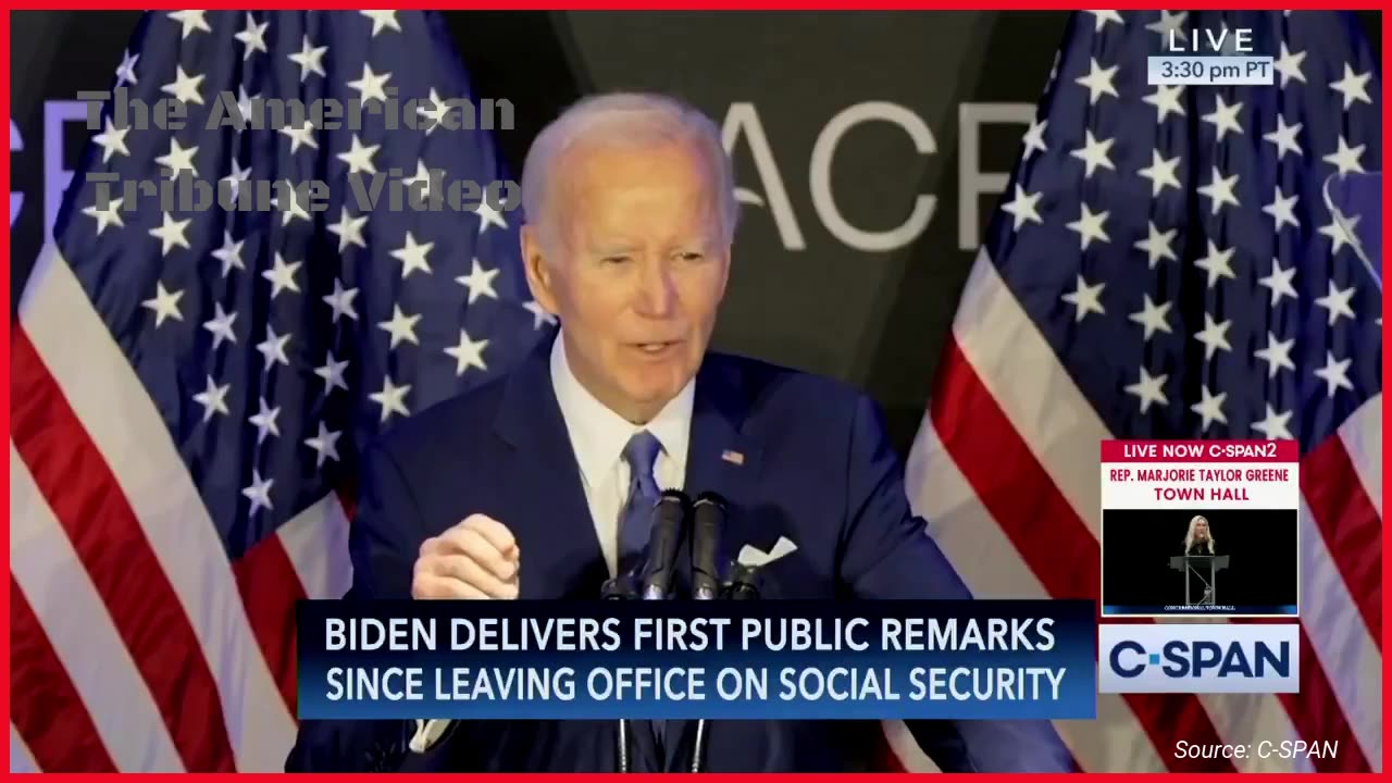 Out of Office Biden Slurs His Words in Bizarre Speech on Social Security