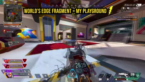 ⚡ Wattson 1v3 Squad Wipe on World’s Edge! | Apex Legends Gameplay ⚡